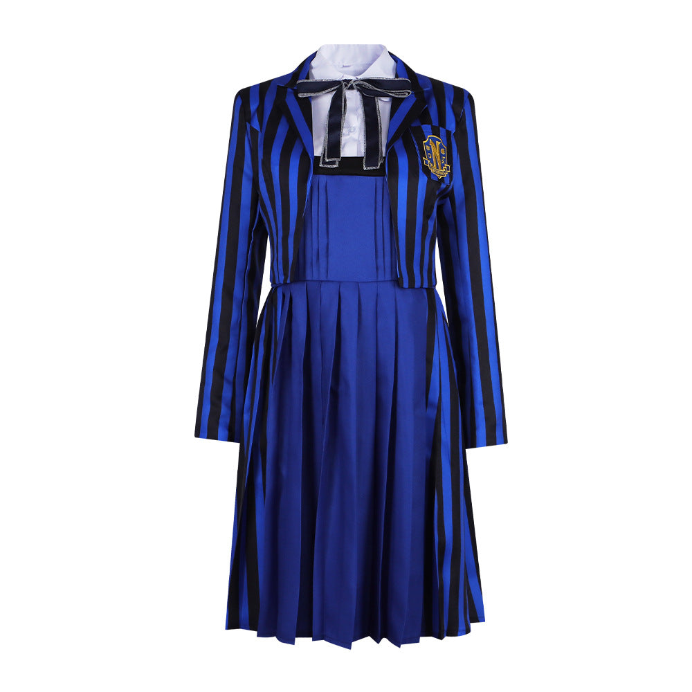 Wednesday Season 2 Enid Cosplay Costume - Addams Family Little Wolf Girl School Uniform Halloween Outfit - Halloweez