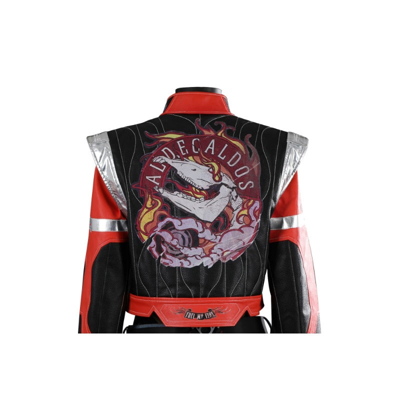 Halloweez Palmer Punk Cosplay Costume - Complete Set with Shirt, Pants, Coat, Belts, Boots