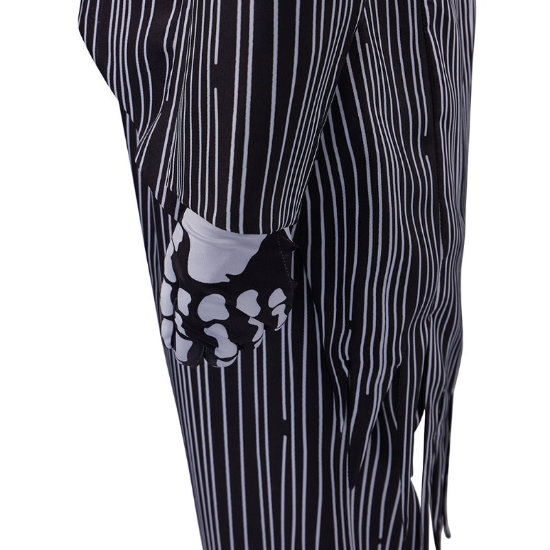 Disfraz de Halloween de Jack Skellington para un carnaval espeluznante