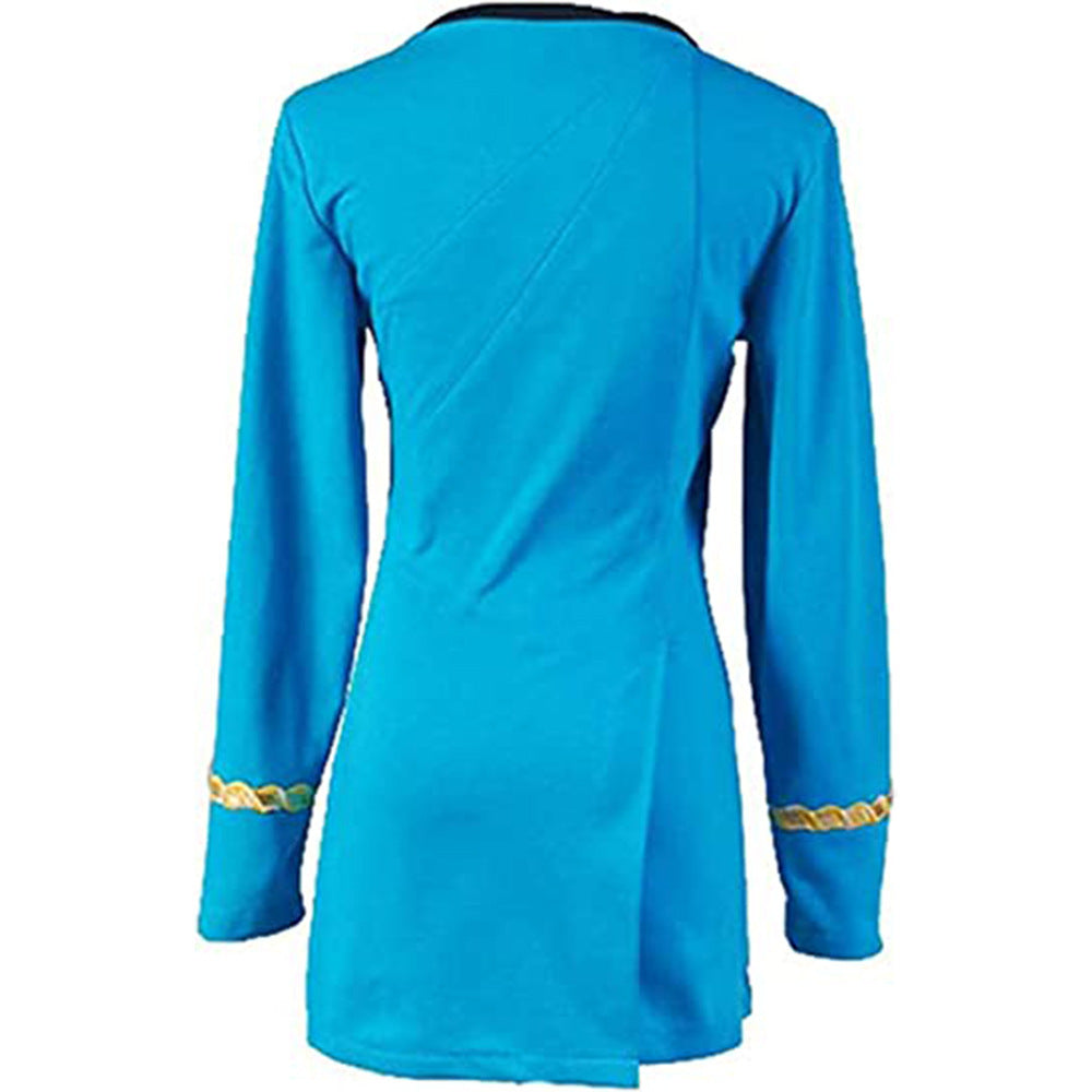 StarTrek Original Series Heroine Uniform Cosplay Dress - Perfect for TV Fans - Halloweez
