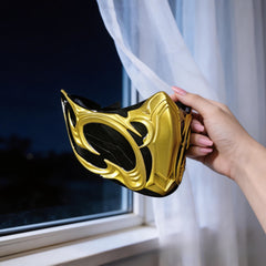 Mortal Kombat Sub-Zero Half Face Mask Cos Prop for Halloween & Photoshoot