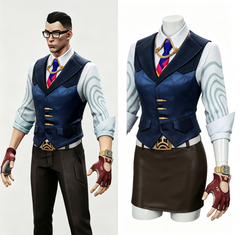 Valorant Genderbent Chamber Cosplay Costume Full Set | Stylish Female Chambourne Outfit