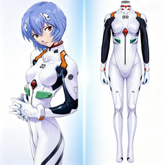 Evangelion Shinji Ikari Cosplay Costume - Authentic Lycra Bodysuit for Anime Conventions