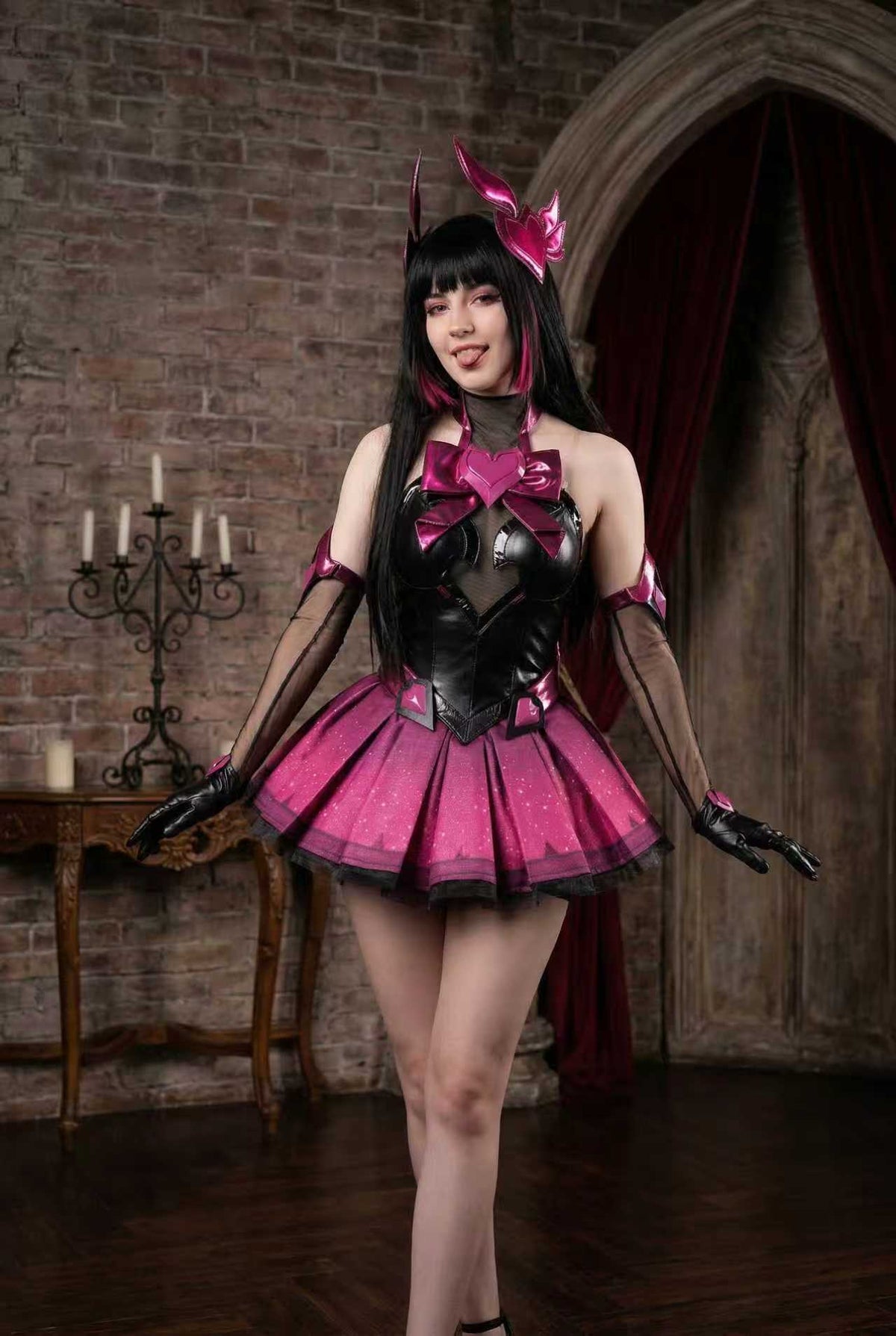 D.Va Cosplay Costume Overwatch Magic Girl Cosplay Suit Game Anime Costume for Women G5689 - Halloweez