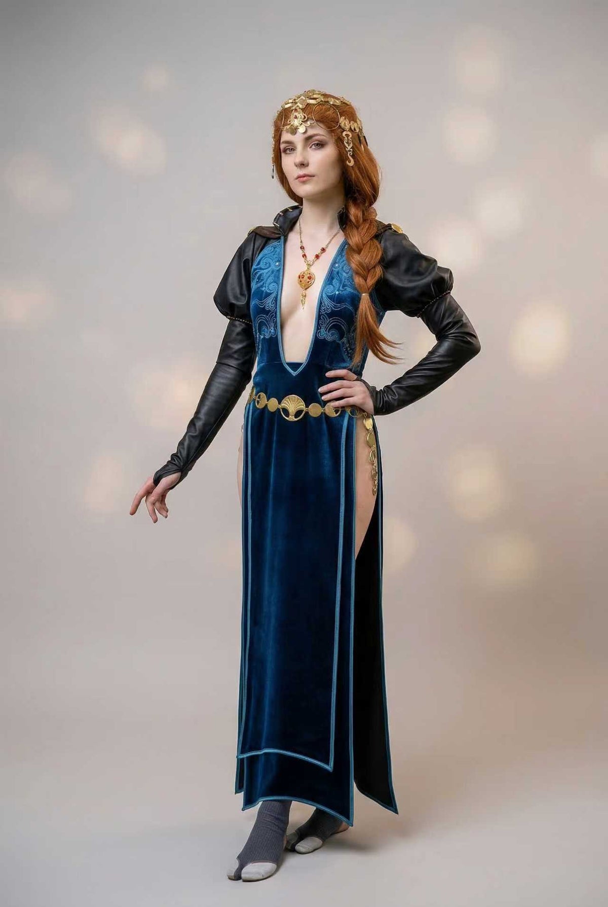 Halloweez Baldur's Gate Mizora Cosplay Costume Dress for Halloween and Cosplay Events - Halloweez