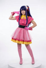 Halloweez Anime Ai Hoshino Cosplay Costume with Wig, Lolita Dress, and Bunny Hairpin - Halloweez