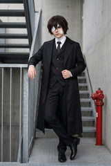 Bungo Stray Dogs Osamu Dazai Cosplay Costume Anime Outfit for Halloween Party Role Play - Halloweez