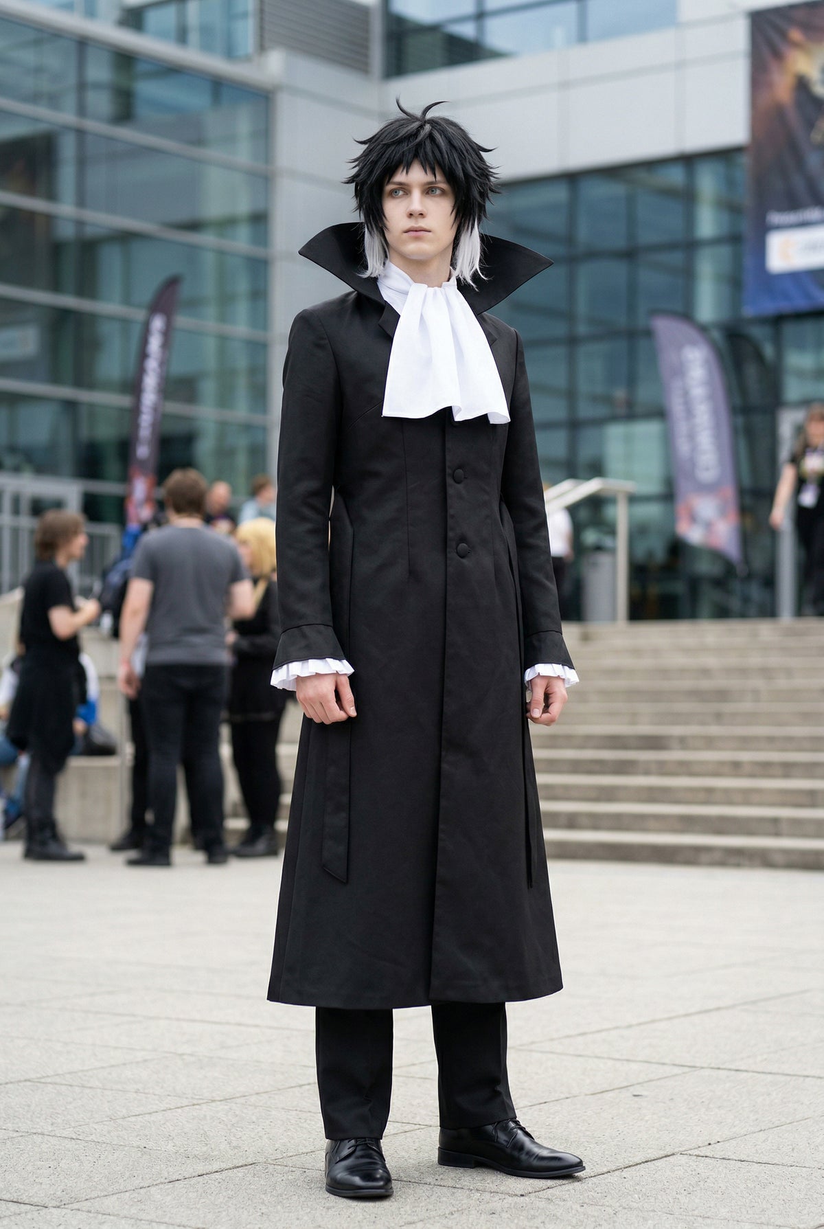 Bungo Stray Dogs Ryunosuke Akutagawa Rashomon Cosplay Costume Anime Outfit for Halloween - Halloweez