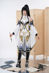 Honor of Kings Shangguan Waner Original Skin Cosplay Full Set, Customizable Shoes - Halloweez