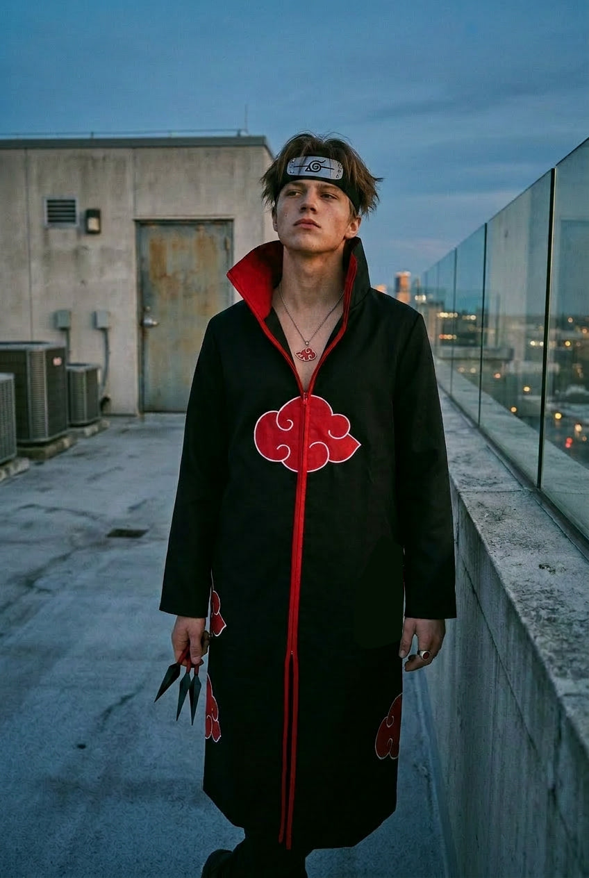 Halloweez Uchiha Itachi & Sasuke Anime Cosplay Costume - Hawk Team Outfit - Halloweez