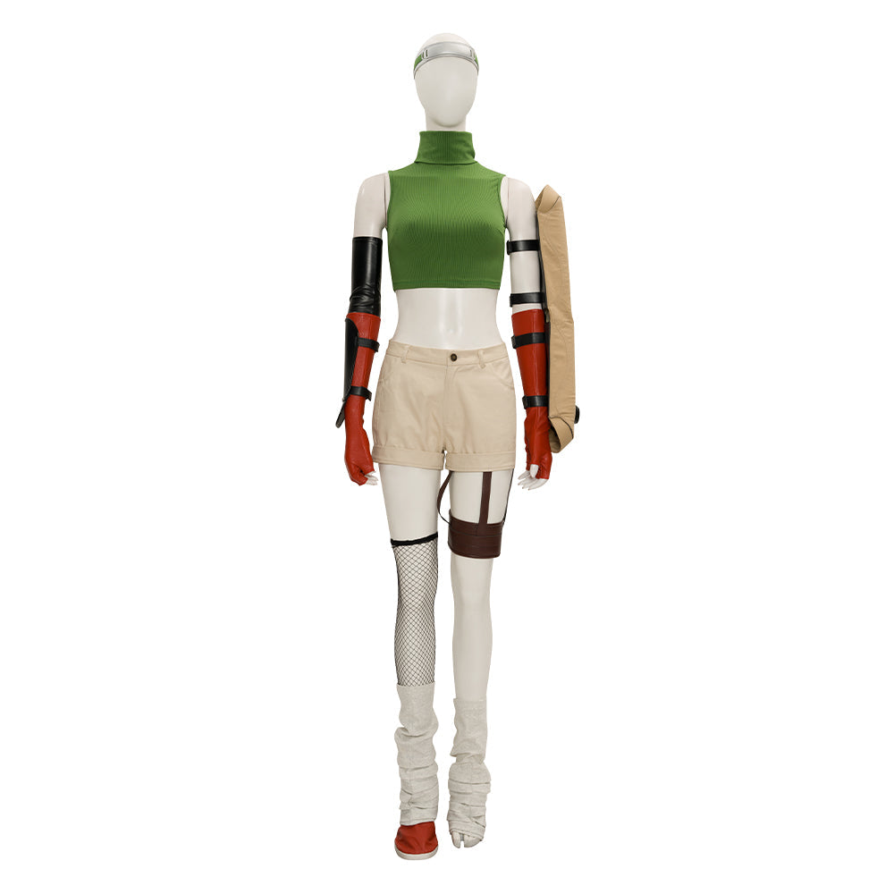 Halloweez Yuffie Kisaragi Cosplay Costume - Exclusive Final Fantasy VII Outfit for Women