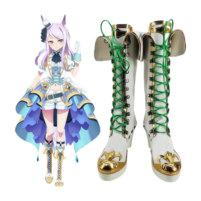 385 Uma Musume Pretty Derby Mejiro McQueen Cosplay Shoes for Anime Conventions - Halloweez