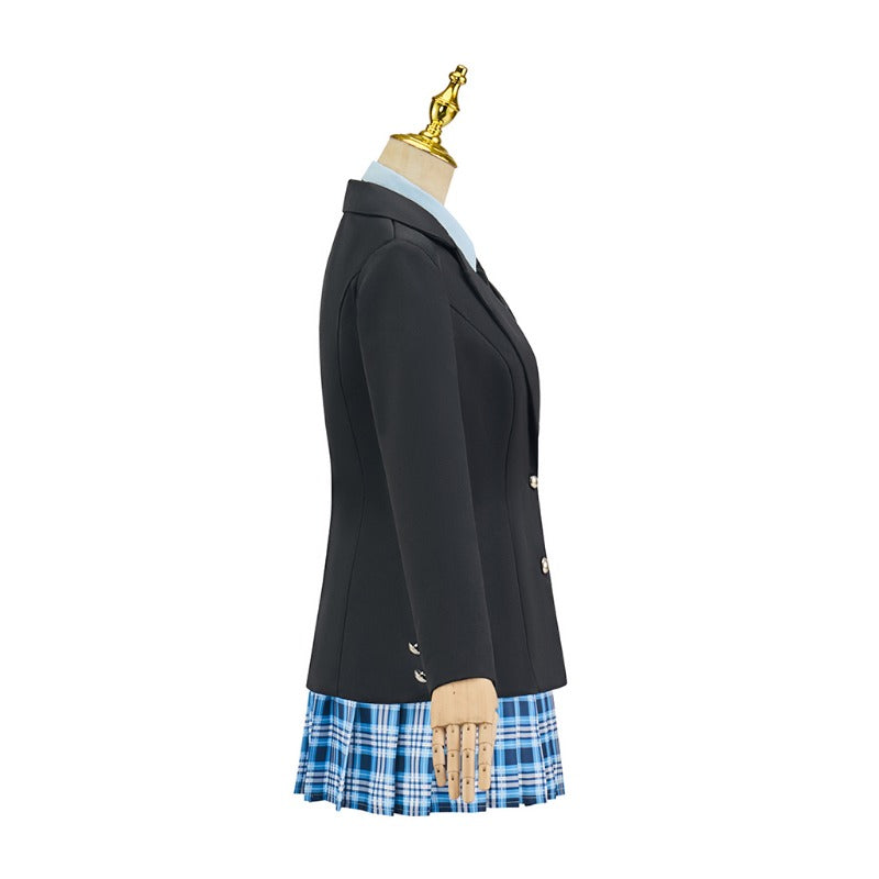 Halloweez Cosplay School Uniform Women's Blazer Shirt Skirt Outfit - Inspired by Princess Diaries