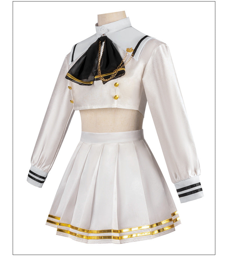 Azur Lane Janus Cosplay Costume Anime Clothing Women JK Uniform Sailor Suit - Halloweez