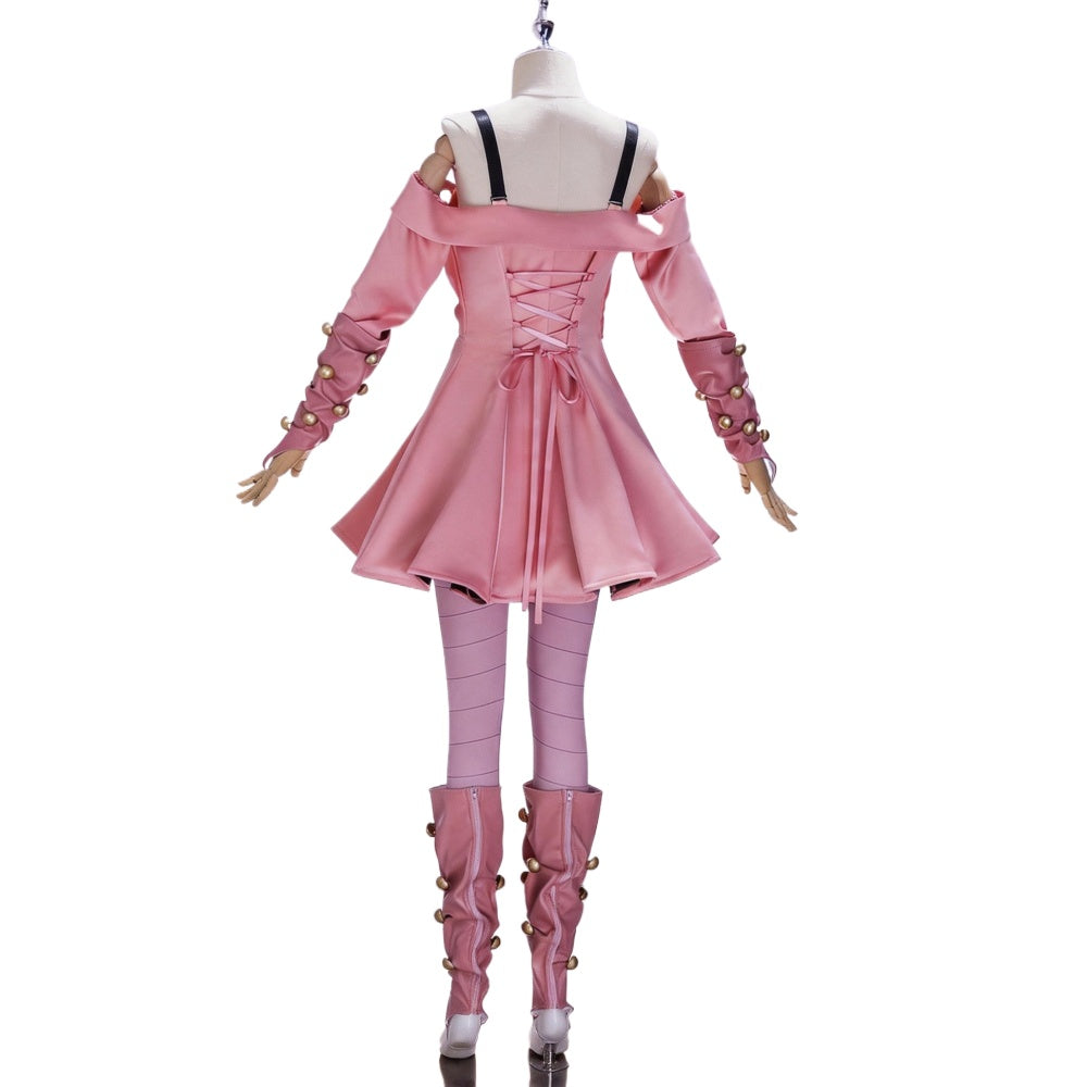 JoJo's Bizarre Adventure Steel Ball Run Lucy Steel Cosplay Costume, Complete Lucy Steel Outfit - Halloweez
