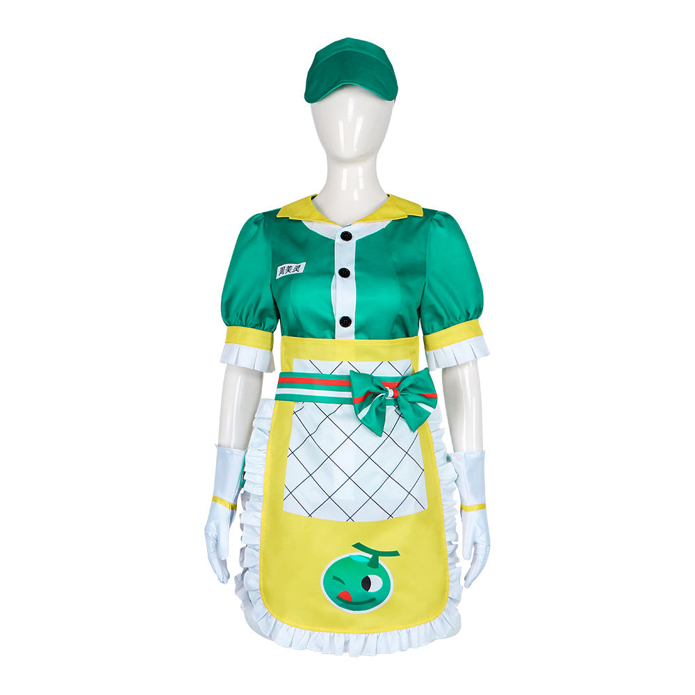 Overwatch Mei Cosplay Costume - Anniversary Summer Honey Skin Game Same Clothing - Halloweez