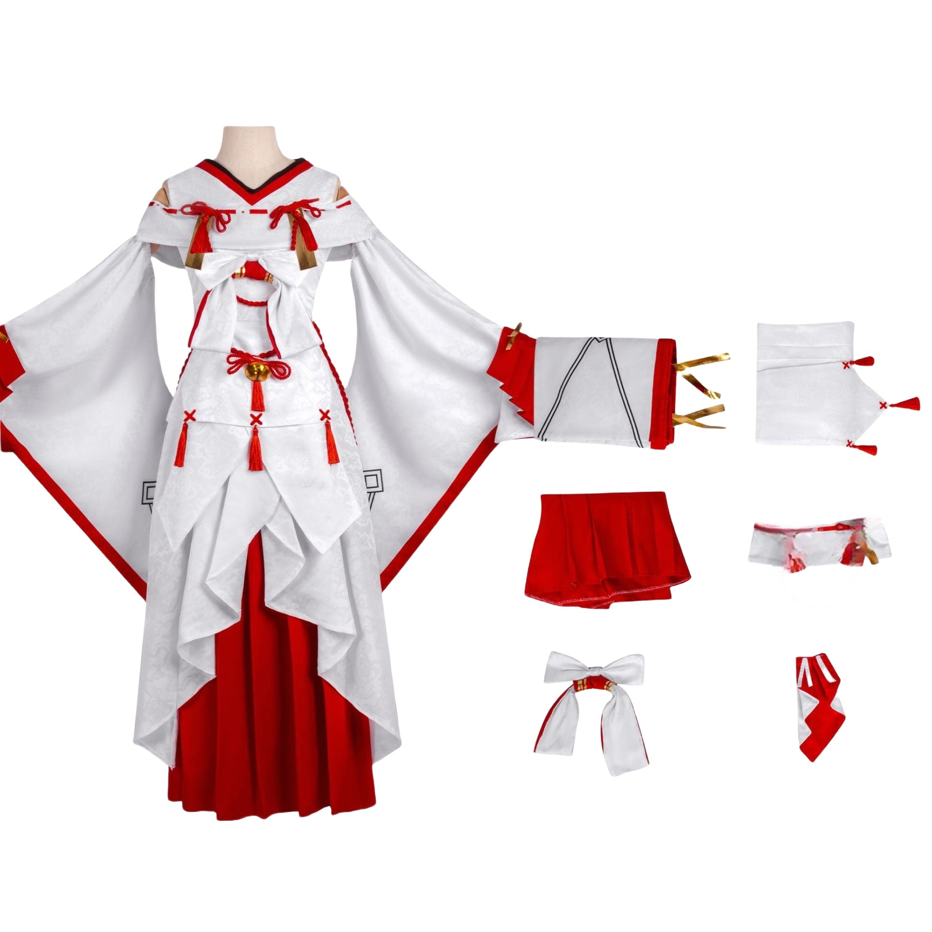 Dragon Clan Kaguya Cosplay Costume 2D Anime Clothing Female Full Set - Halloweez