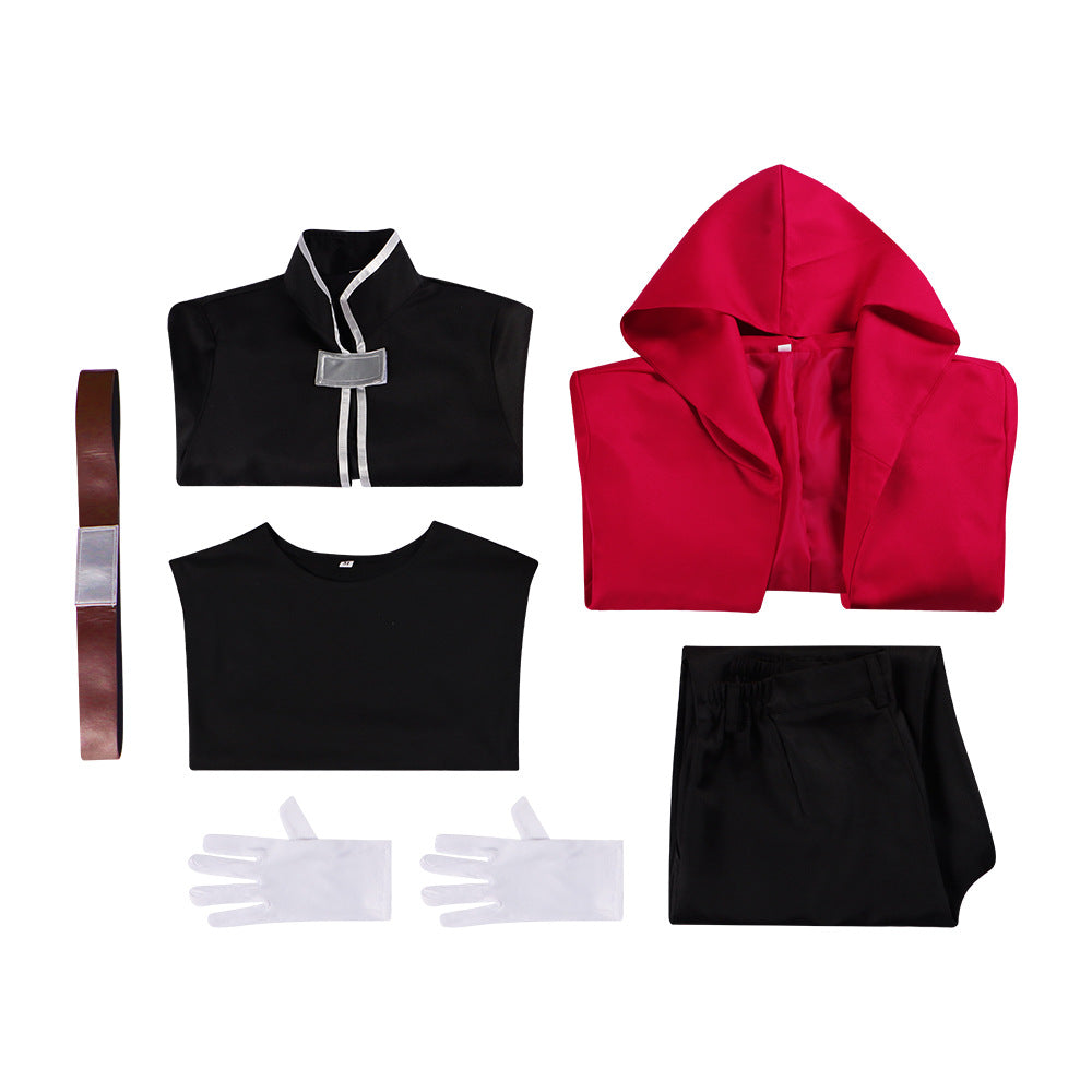 "Fullmetal Alchemist Edward Elric cosplay costume - movie-style anime role-playing outfit." - Halloweez