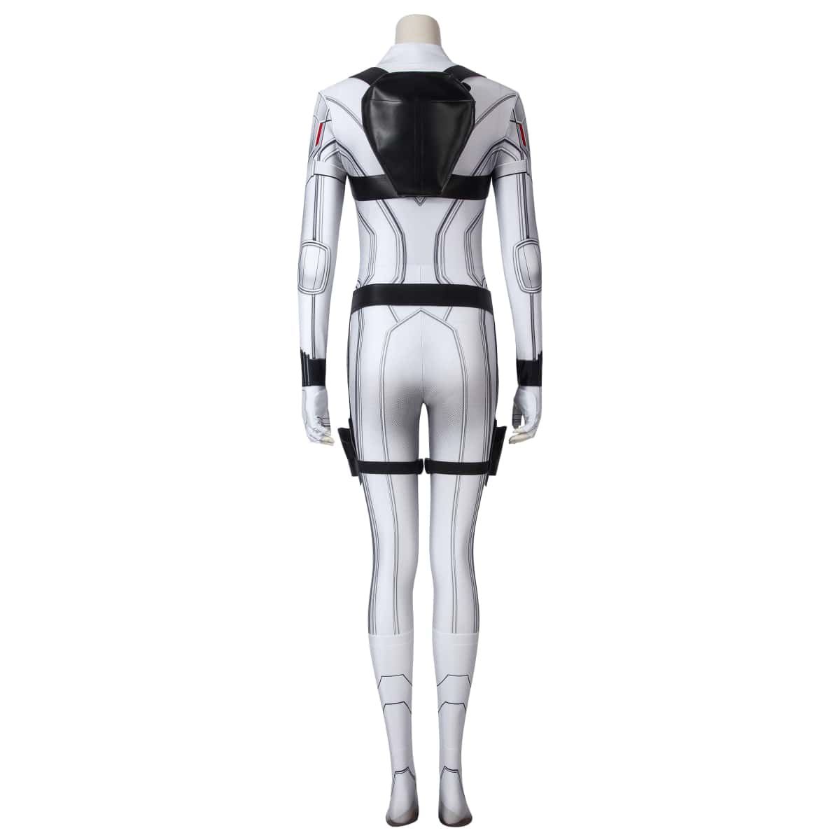 Black Widow Natasha White Suit Cosplay Costume, Custom High-end for Halloween & Comic Con - Halloweez