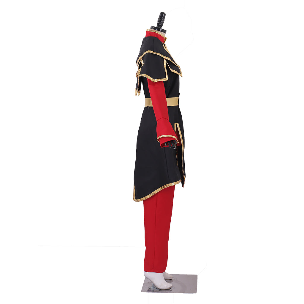 Halloweez Azula Cosplay Costume – Deluxe Fire Nation Princess Warrior Ensemble - Halloweez