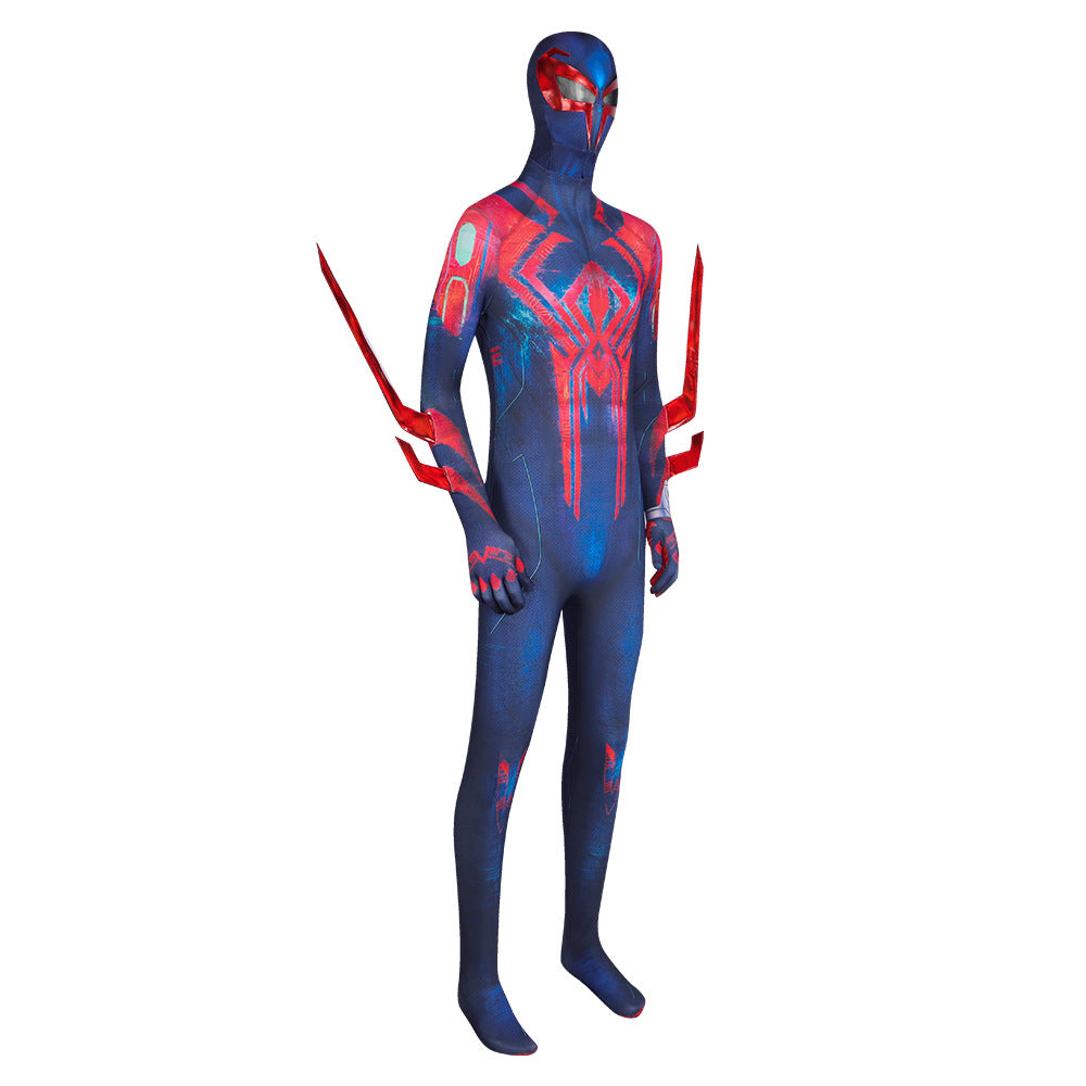 Spider-Man 2099 Cosplay Suit - Across the Universe Jumpsuit Full Set for Halloween - Halloweez