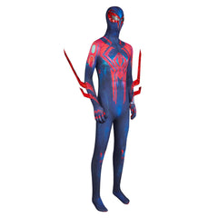 Spider-Man 2099 Cosplay Suit - Across the Universe Jumpsuit Full Set for Halloween - Halloweez