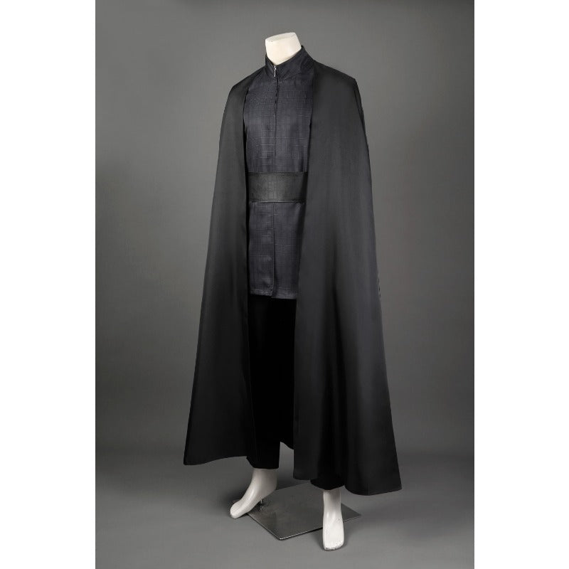 Halloweez Kylo Ren Cosplay Costume for Adults - Tunic, Pants, Black Cloak Halloween Outfit - Halloweez