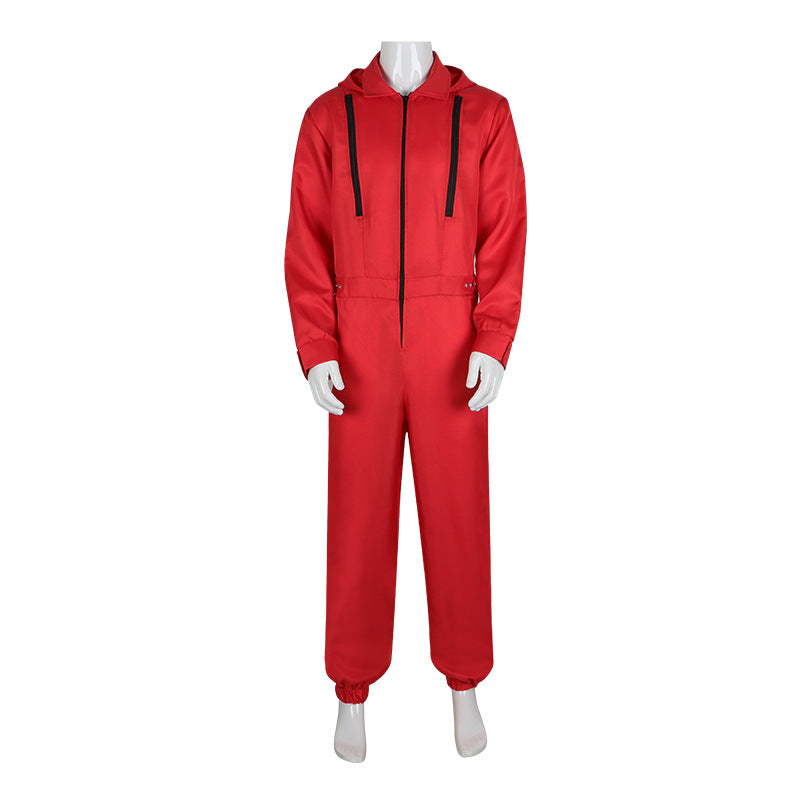 Money Heist Dalí Jumpsuit Cosplay Costume - La Casa de Papel Outfit for Halloween