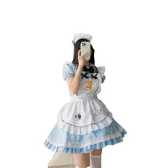 Alice in Wonderland Playing Card Maid Cosplay Costume Official Outfit