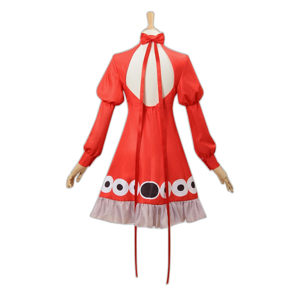 Hatsune Miku Red Devil Eye Dress Cosplay Costume for Halloween Anime Cosplay - Halloweez