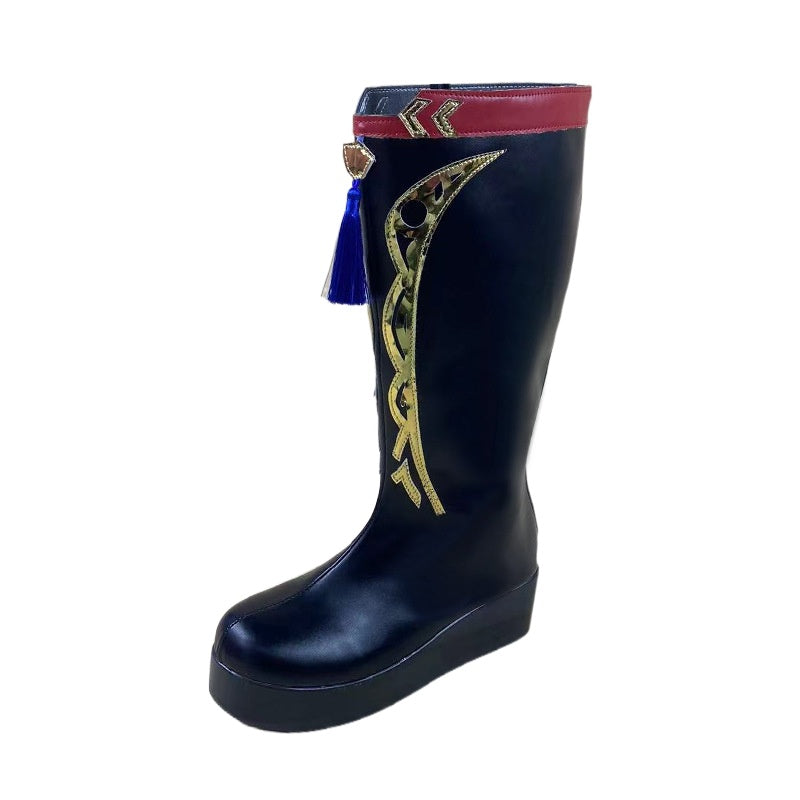 1735 Nine Provinces Divine Fate Li Shen Cosplay Boots Anime Exhibition Performance Shoes - Halloweez