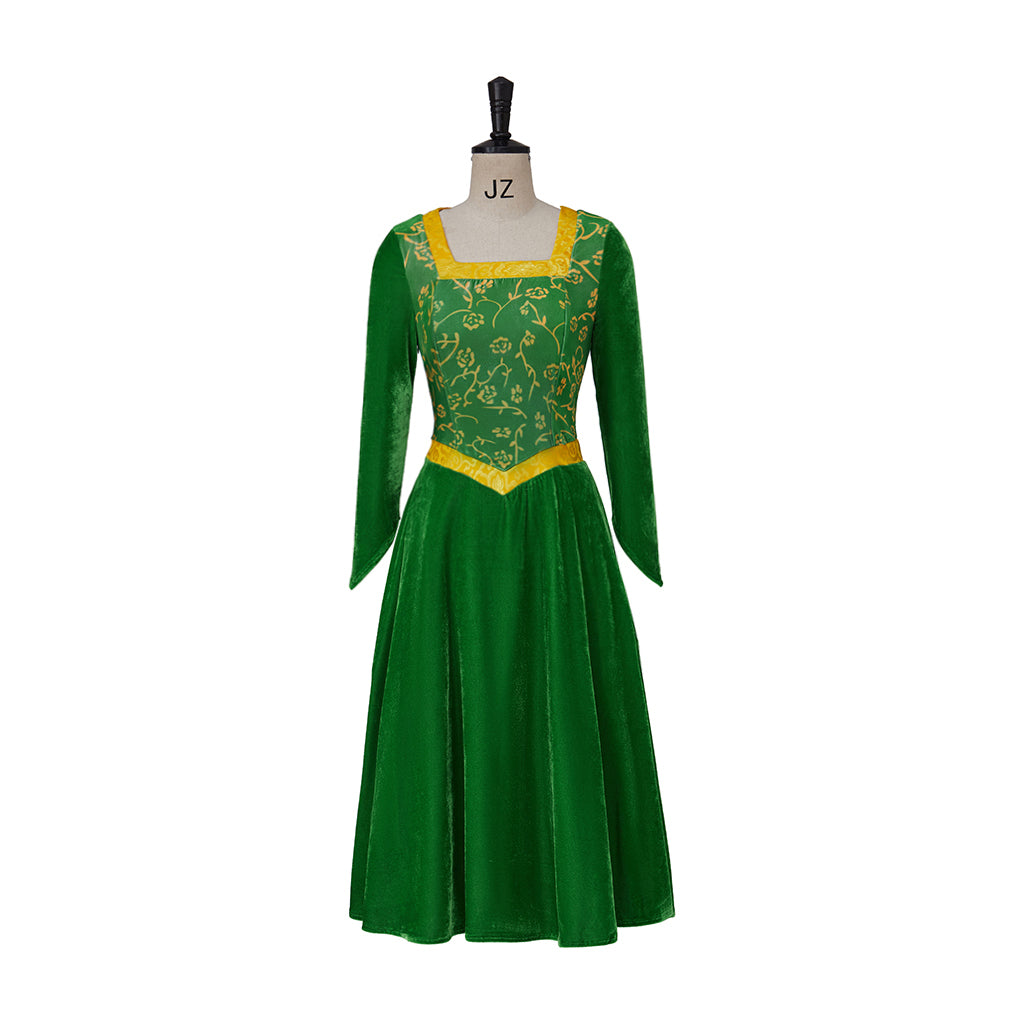 Shrek and Princess Fiona Couple's Costume Set | Movie Cosplay Outfits - Halloweez
