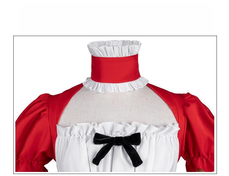Evangelion 2D Anime Costume Ayanami Rei Asuka Langley Cosplay Maid Outfit Daily Wear - Halloweez