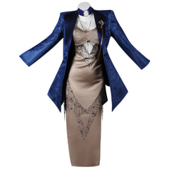 Endless Blue Hawk Cosplay Costume Full Set Game Anime Cosplay Dress Outfit for Halloween Party Convention - Halloweez