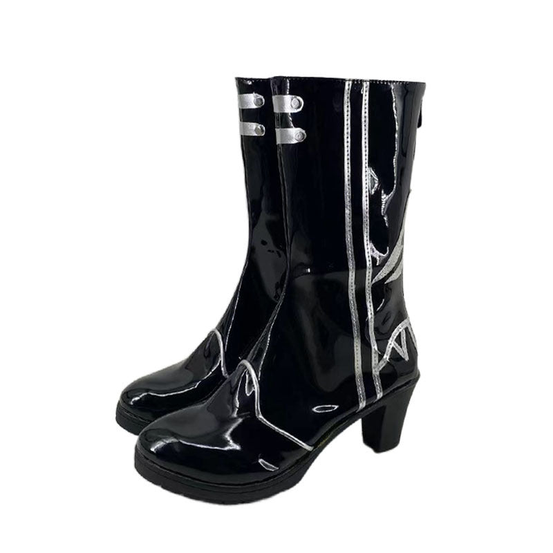 Monday 1357 Long Tomorrow's Ark Zuo Le Cosplay Shoes for Anime Conventions and Performances - Halloweez