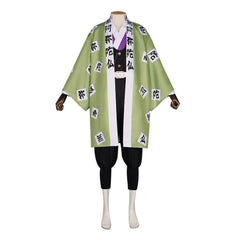 Demon Slayer Corps Uniform | Gyomei Himejima Cosplay Full Set for Halloween Anime Performance - Halloweez
