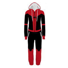 Miles Morales Spider‑Man Hooded Onesie Cosplay Costume, Custom Made for Halloween & Cos Events