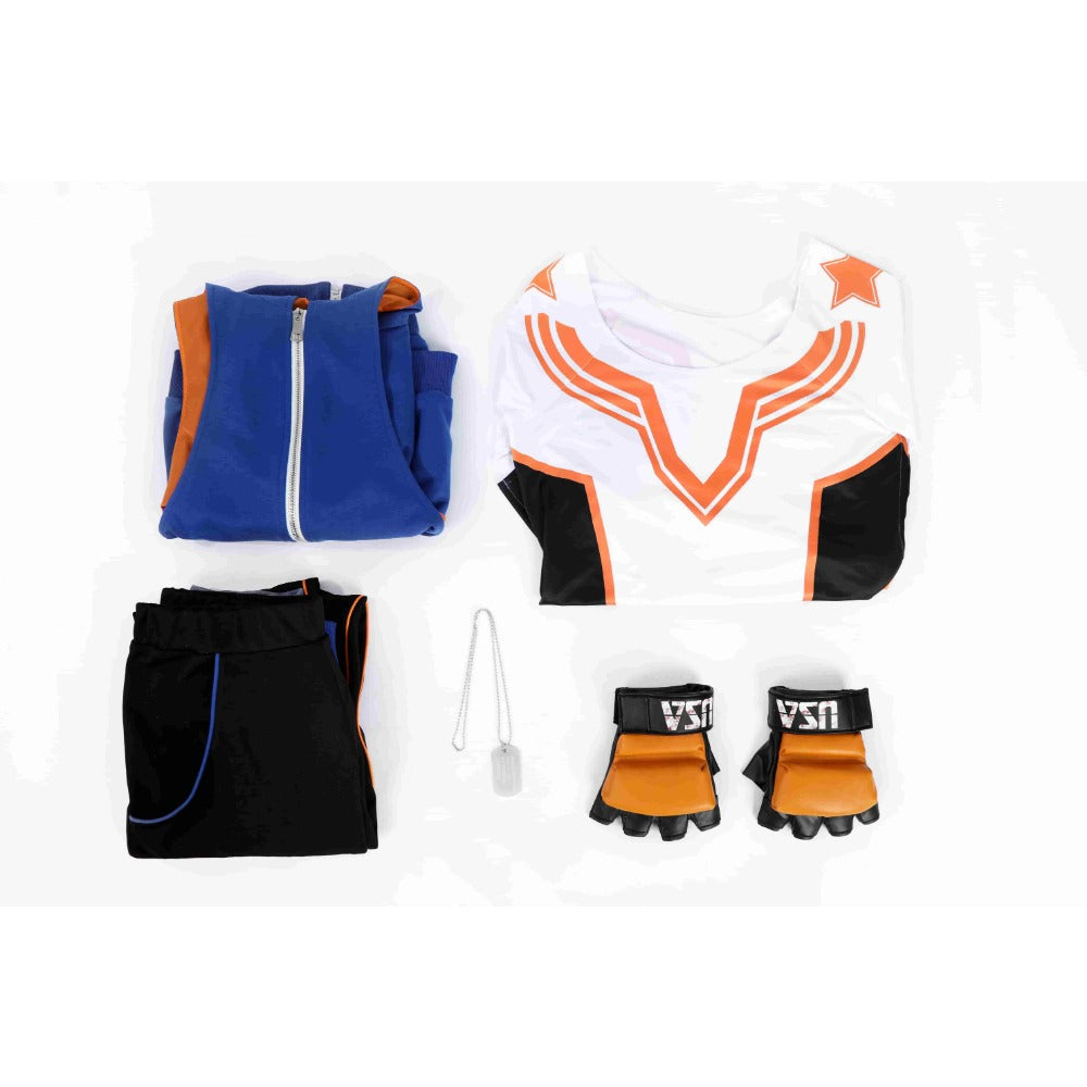 Street Fighter 6 Luke Cosplay Costume - Premium Quality Game Character Outfit - Halloweez