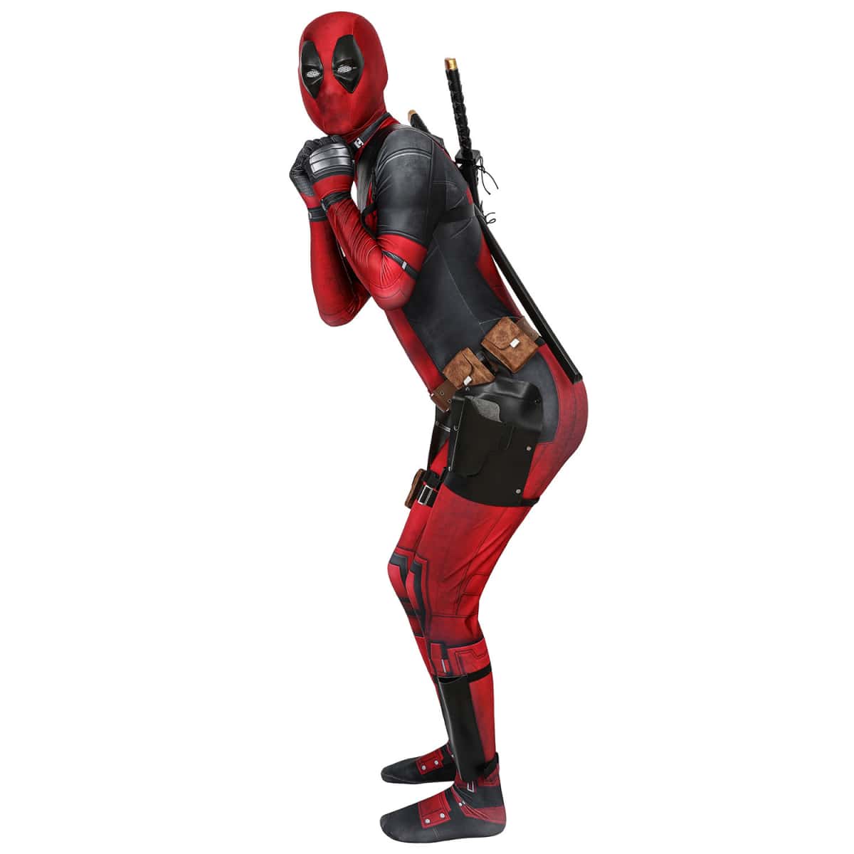 Deadpool Wade Wilson Cosplay Costume, Custom High-end for Halloween & Comic Con - Halloweez