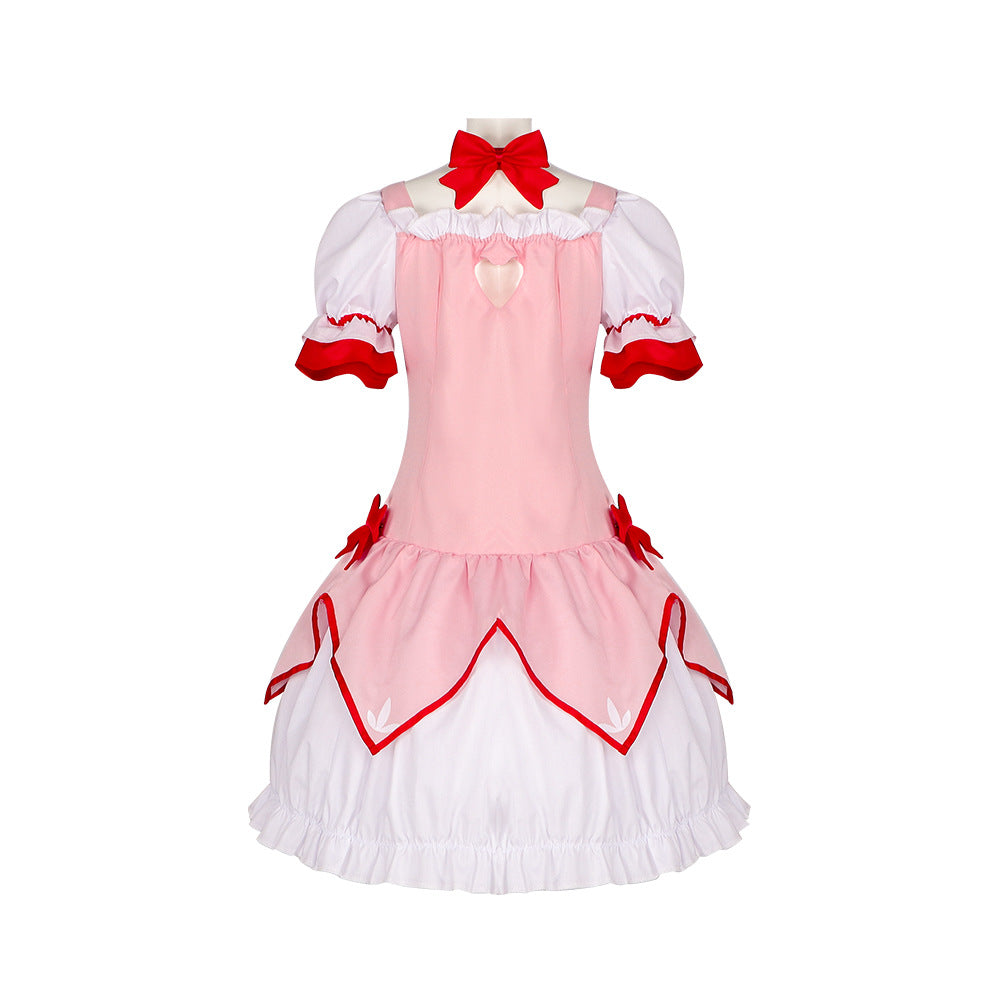 Magical Girl Madoka Cosplay Costume - Madoka Kaname & Homura Akemi Lolita Battle Dress for Halloween & Stage