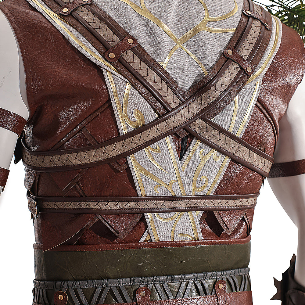 Baldur's Gate 3 Halsin Cosplay Costume | Deluxe Edition Druid Outfit for Men | Game Accurate Custom Made Set - Halloweez