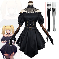 Grok Companion Ani Gothic Lolita Dress Cosplay Costume for AI Virtual Girlfriend - Halloweez