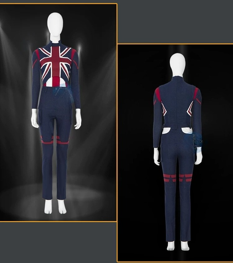 Captain Carter Cosplay Full Set, What If Season 1 Custom Women Costume, Marvel Superhero Cosplay Outfit Custom Made - Halloweez