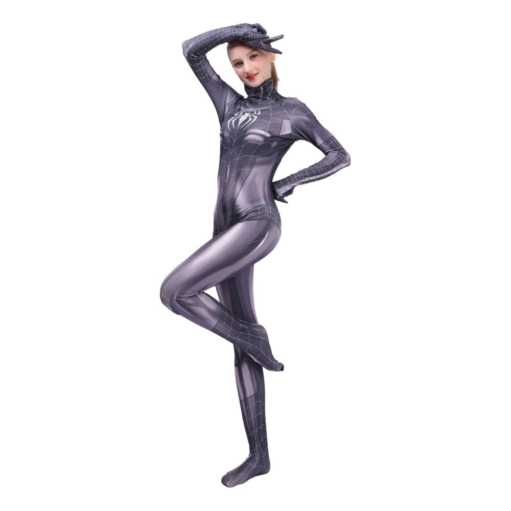 Black Cat Symbiote Cosplay Costume - Sexy MJ Inspired Outfit for Anime Fans - Halloweez