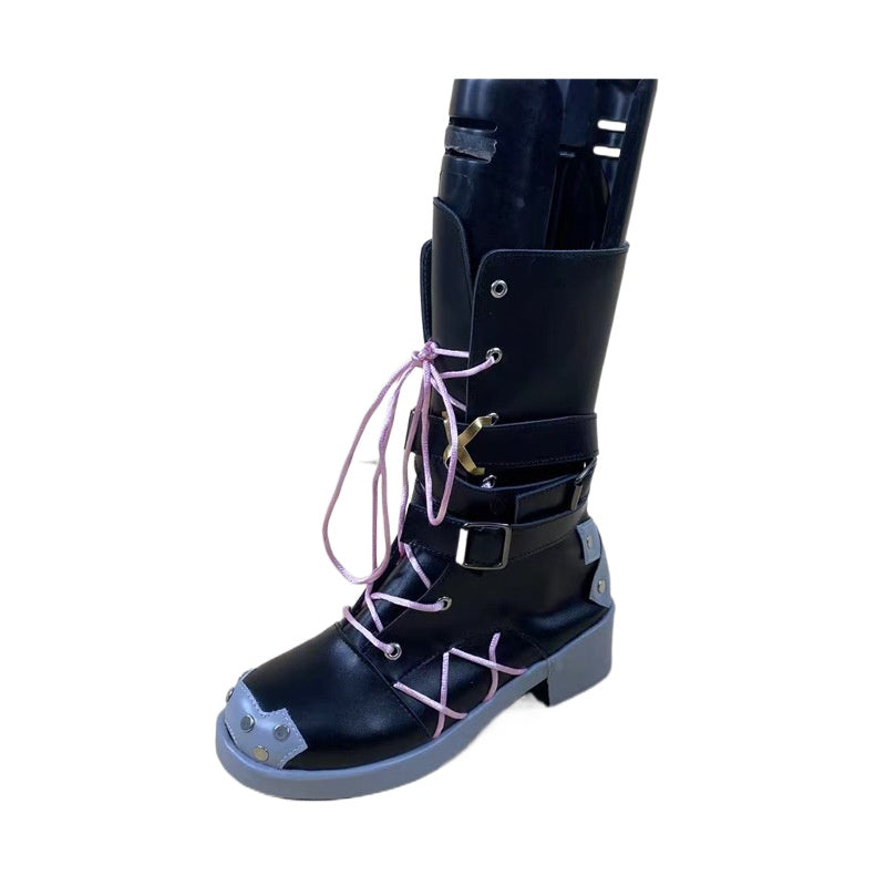1660 Jinx Cosplay Shoes from League of Legends for Anime Expo and Performance - Halloweez