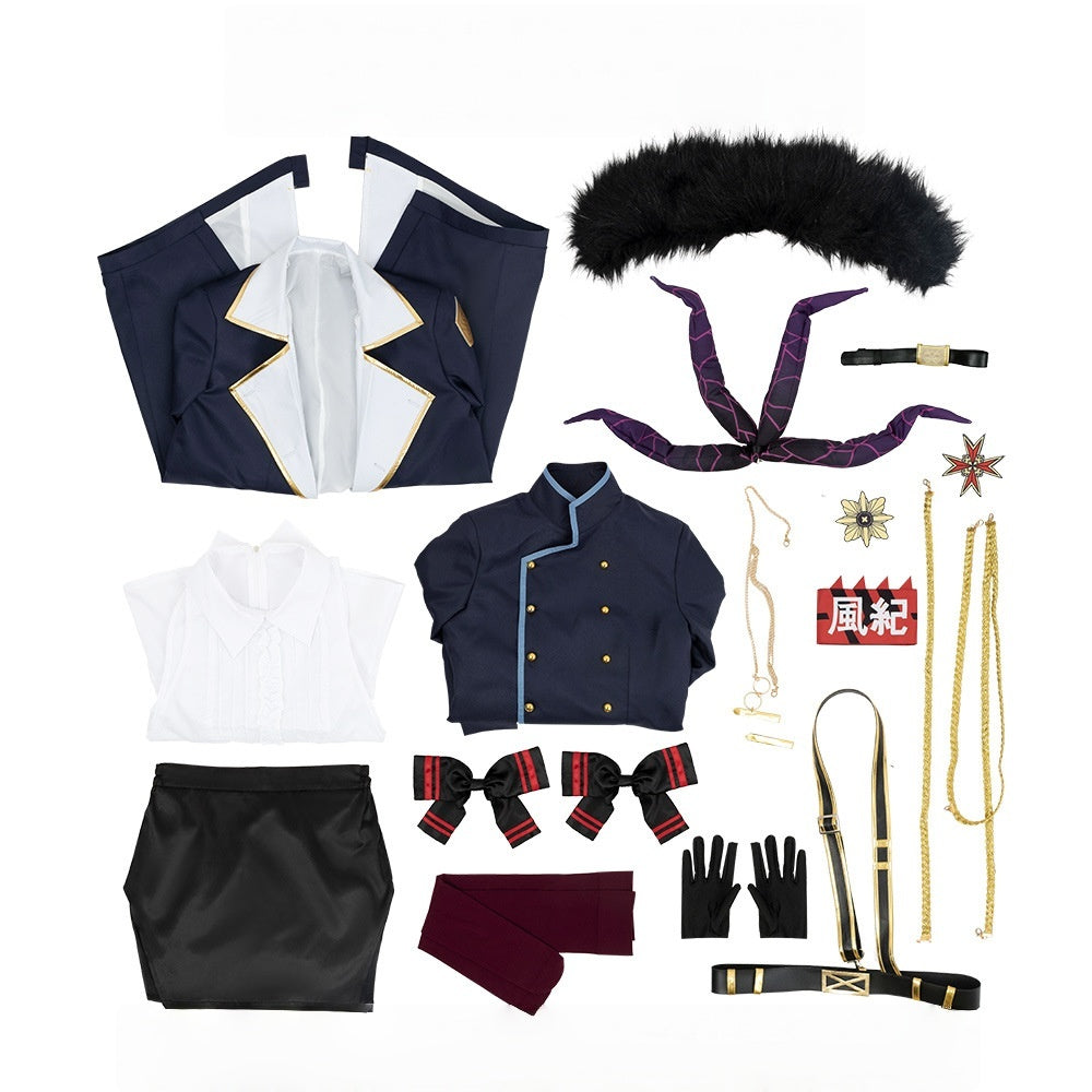 Blue Archive Hina Sorasaki Cosplay Costume Set - Anime Cosplay Outfit - Halloweez