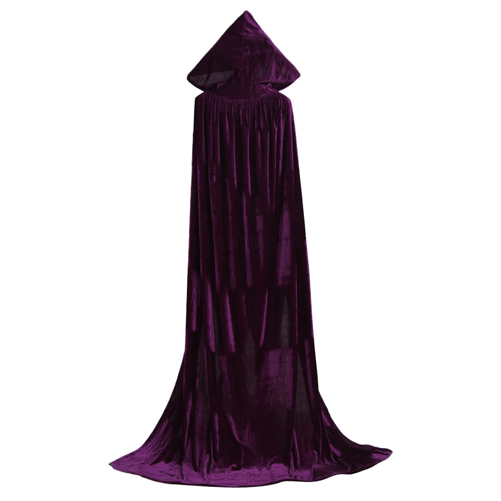 Halloweez Vampire Cape - Authentic Medieval Hooded Robe Cosplay Costume