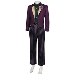 Mortal Kombat 11 Joker Cosplay Costume, Purple Suit Set, Game-Accurate Full Outfit - Halloweez