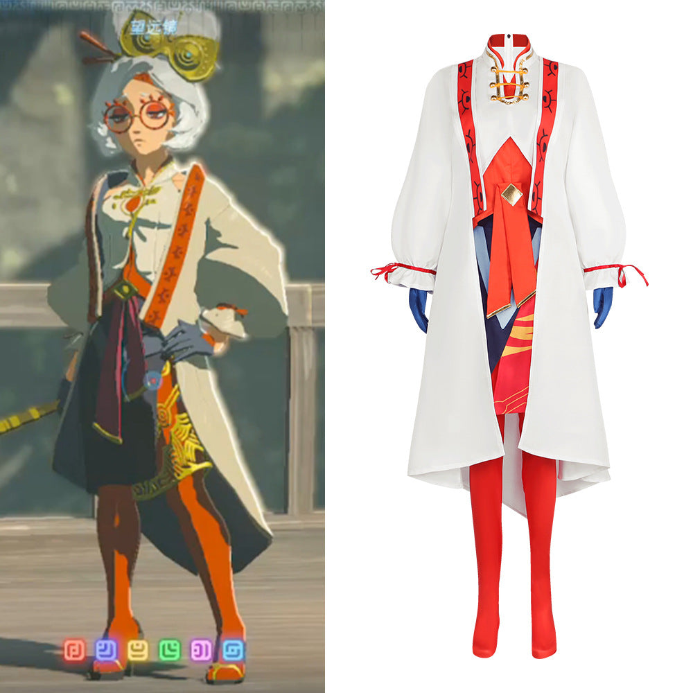 Zelda Tears of the Kingdom 2 Purah Cosplay Costume - Game Accurate Role Play Outfit - Halloweez