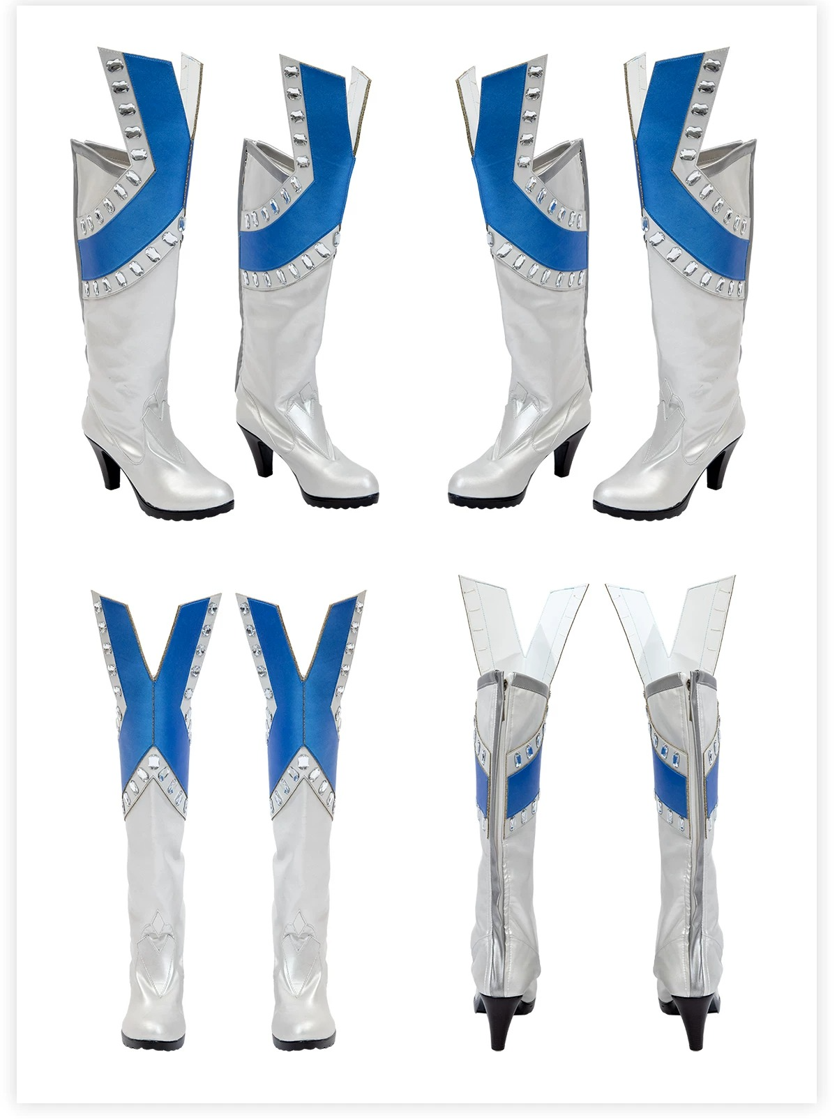 Marvel Rivals Emma Frost Cosplay Costume, White Queen Full Set Anime Game Outfit for Women Halloween Party Cosplay - Halloweez